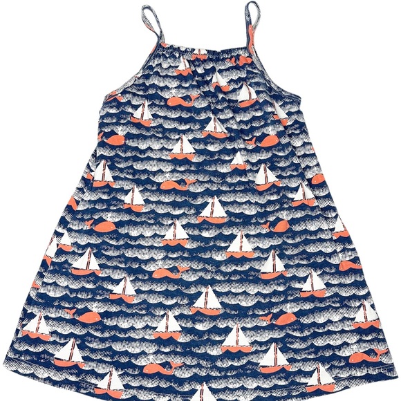 Winter Water Factory Ocean Print Dress Size 4T - Picture 1 of 4